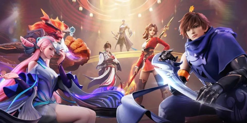 王者首款ip手游来了5月10日上午10:00,由腾讯天美工作室群研发的英雄