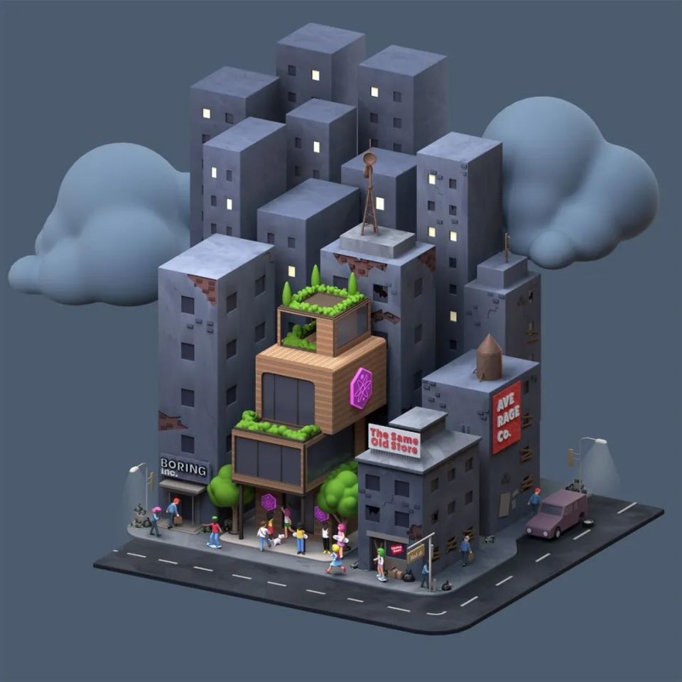 c4d设计作品欣赏