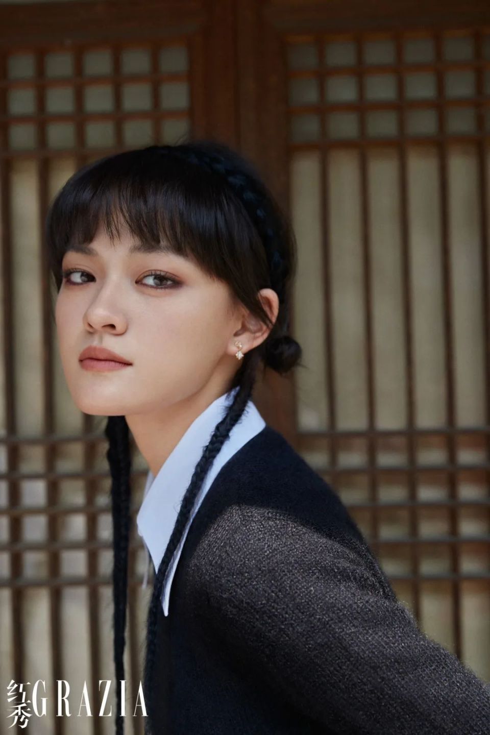 文淇亮相gucci2024早春时装秀