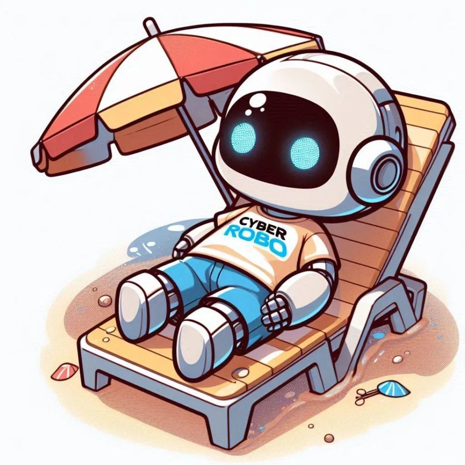 慵懒一夏:送你一组人形机器人头像和贴纸 |cyberrobo周边