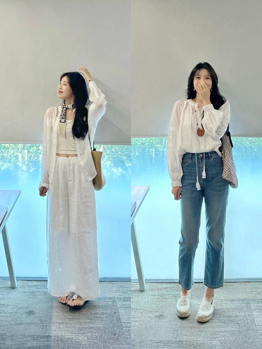 Gallery - Áo sơ mi đã trở nên vô cùng phổ biến trong mùa hè này, và chúng trông rất thanh lịch và sành điệu khi kết hợp với quần short, chân váy hoặc quần dài! - image 6