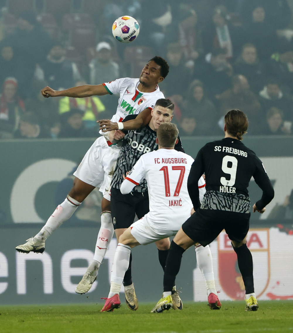 足球德甲奥格斯堡胜弗赖堡