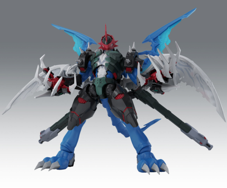 数码宝贝frs系列拼装模型机甲龙兽公开 帅气值爆表的踩点龙兽_腾讯