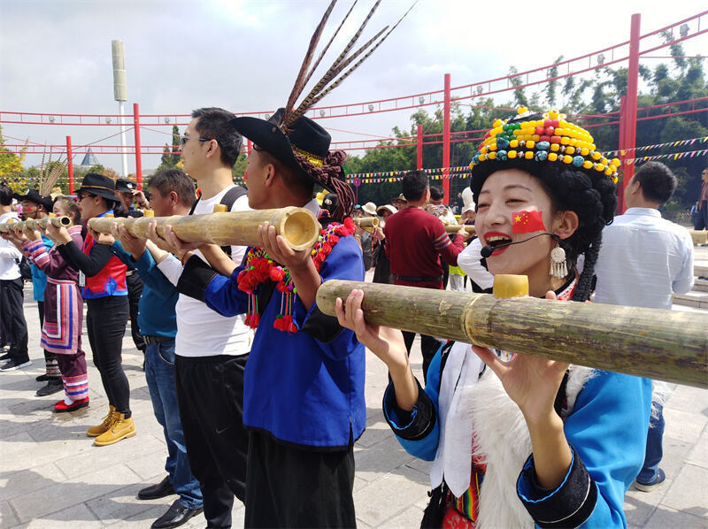 "阔时节"是傈僳族最隆重的传统节日,"阔时"为傈僳语谐音词,有"岁首