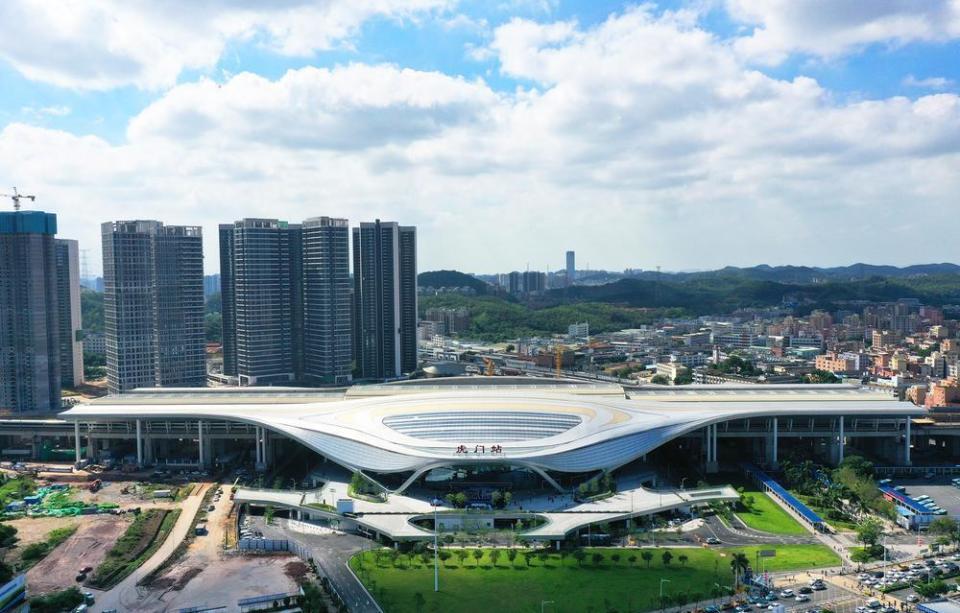 视频停车位大增候车环境改善升级版虎门高铁站全新启用