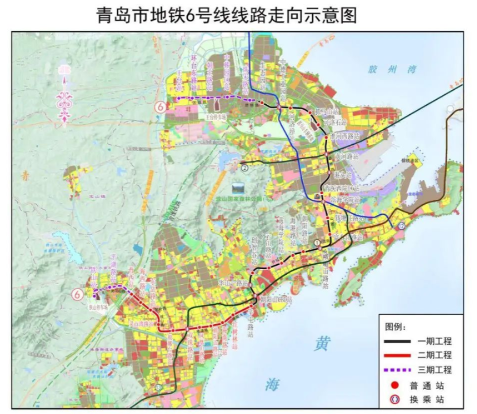 青岛地铁三期7条线路新动向
