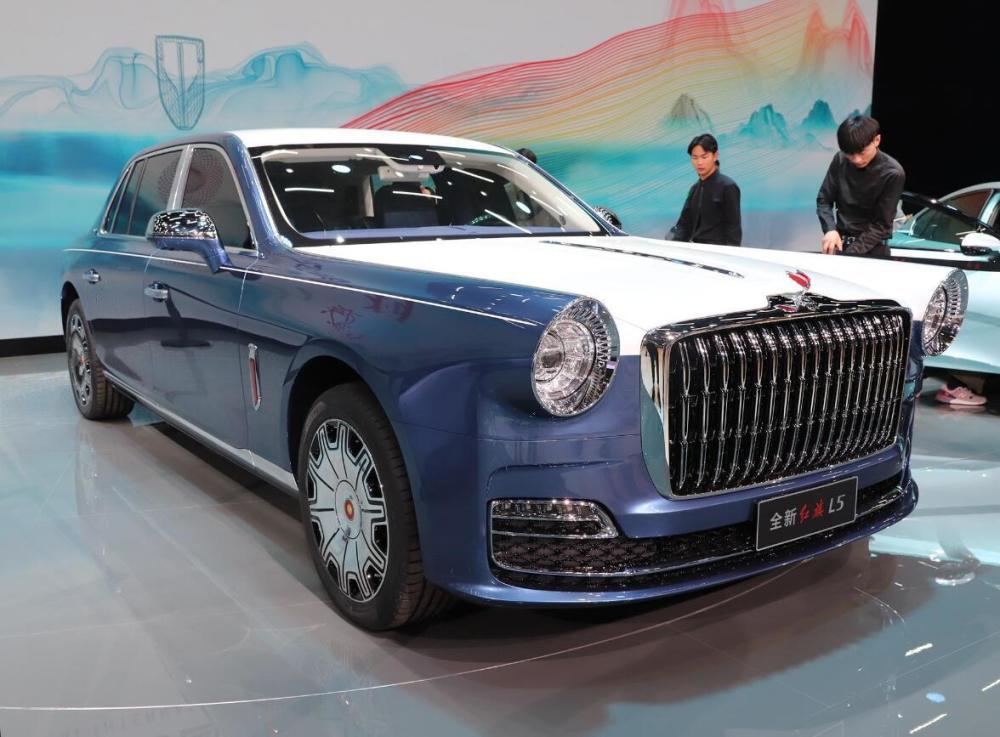 气场真的很强大全新红旗l5上海车展实拍图曝光