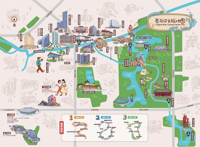 在亮马河,窥见1000种生活方式|漫游城市街区