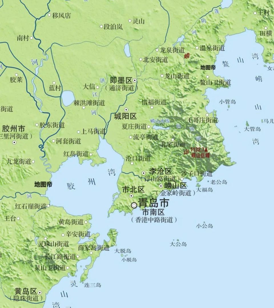 什么叫青岛,而不叫红岛,黄岛?