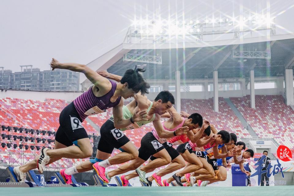 视频 图集|广州田径接力公开赛首日精彩瞬间