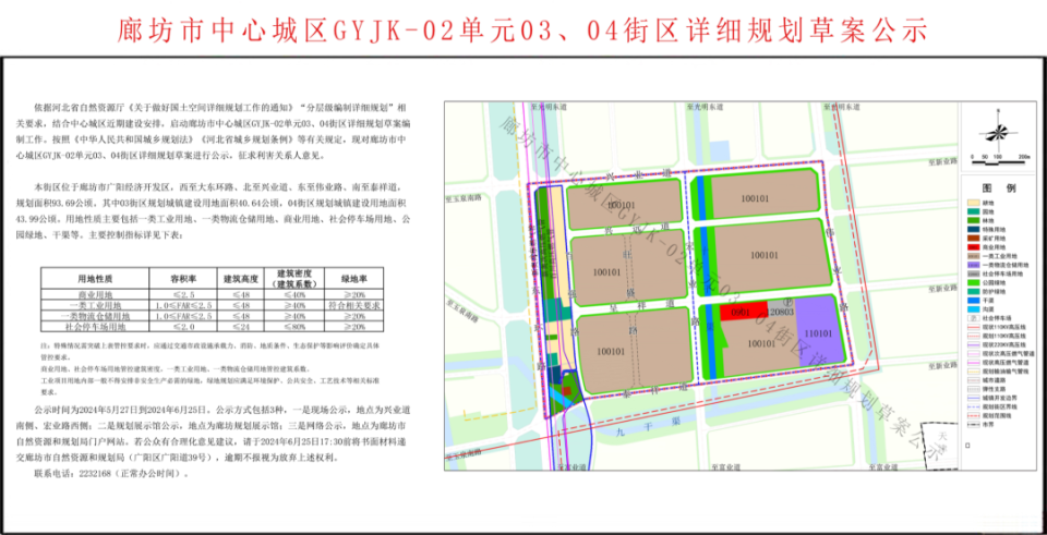 廊坊市中心城区规划草案公示!涉及这2个街区!位置在.
