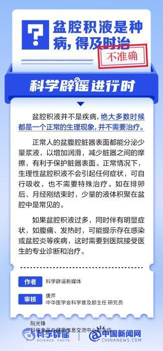 盆腔积液是种病,得及时治?