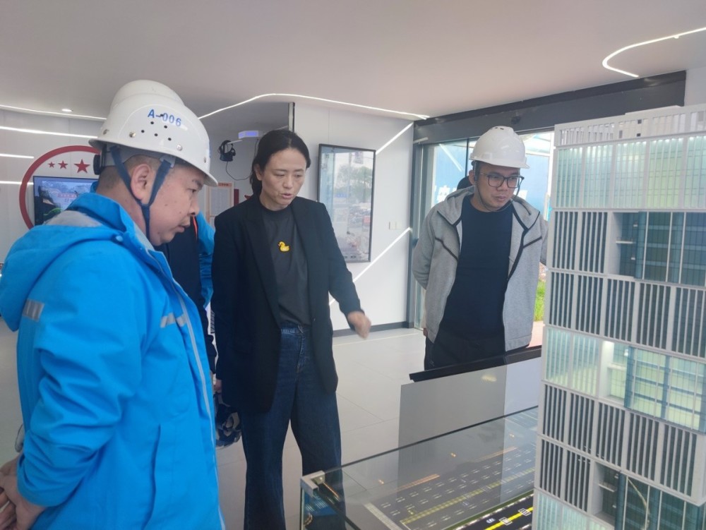 成都市东部新区公服局局长刘辉一行检查指导中建二局项目