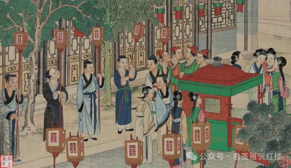 薛宝钗嫁给贾宝玉当晚,贾府确实死了人,但不是林黛