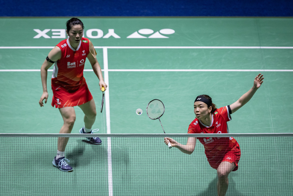 羽毛球法国公开赛陈清晨贾一凡晋级女双八强