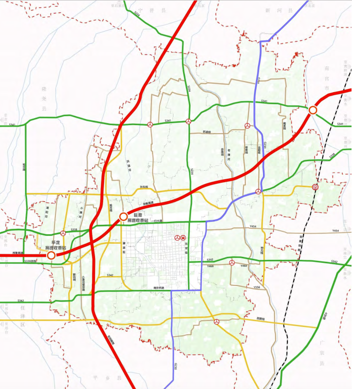 京武高速走城西,華龍高速新增下道口寧晉:石邢邯和邢衡在寧晉交匯