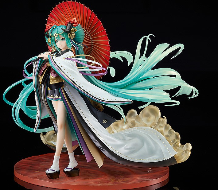 永恒的初音未来手办追加官图 日式神女风格 将优雅表现到了极致