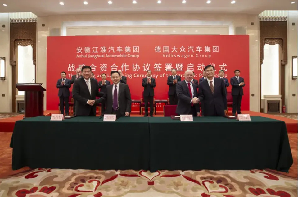 同时增持电动汽车合资企业江淮大众股份至75%,江淮大众也正式更名为
