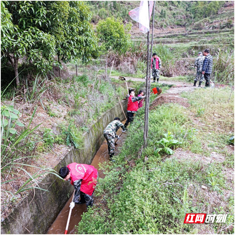 汝城县濠头乡：清淤通渠助春耕_腾讯新闻