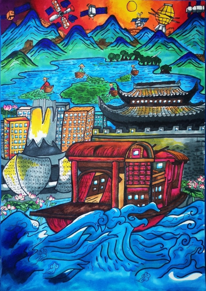 天舟六号发射在即 身在海南文昌的嘉兴小朋友感叹成"画中人"_腾讯新闻