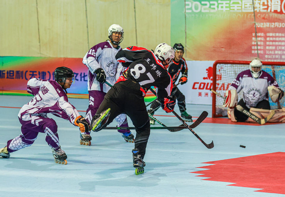 2023年全国轮滑(单排轮滑球)锦标赛在山东荣成开赛
