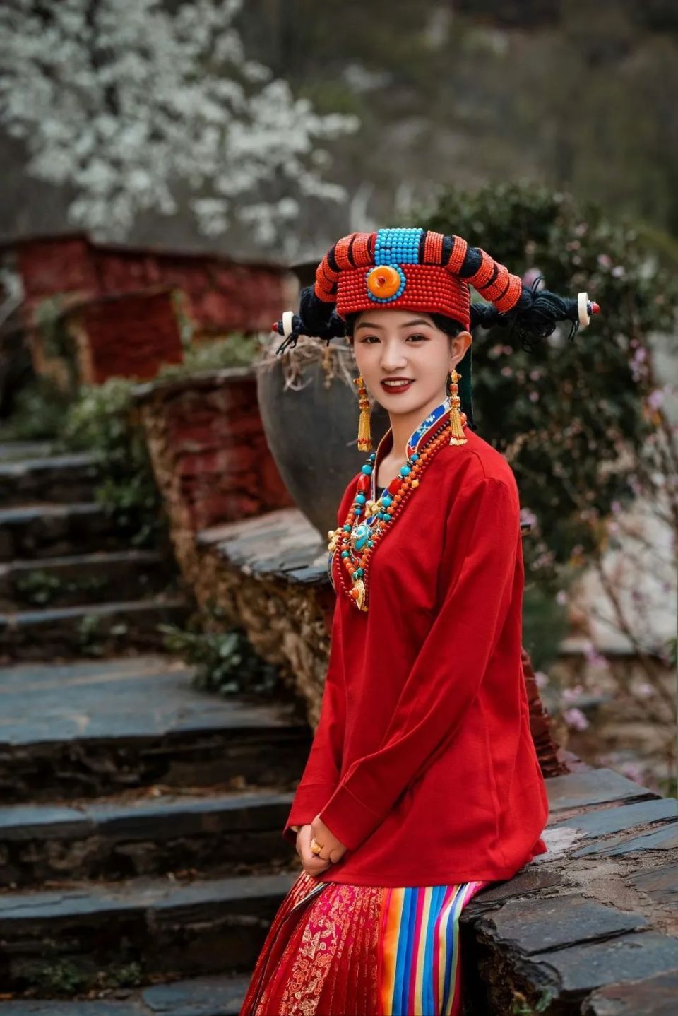 高清大图 | 美女晒靓照~2023中国四川嘉绒藏族风情节选美大赛网络投票