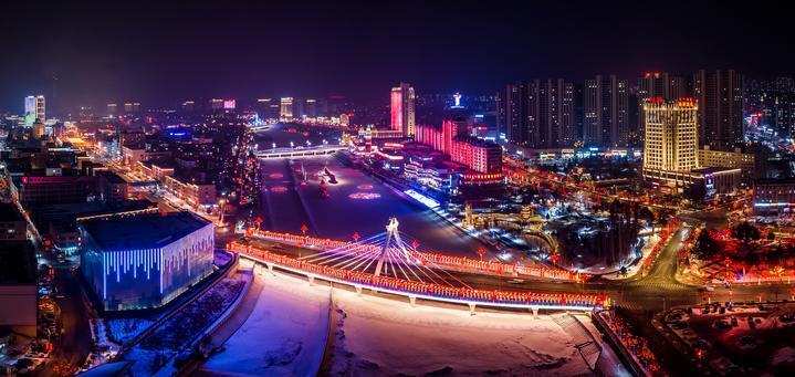 黄河绿染"几字弯",踏浪追风准格尔