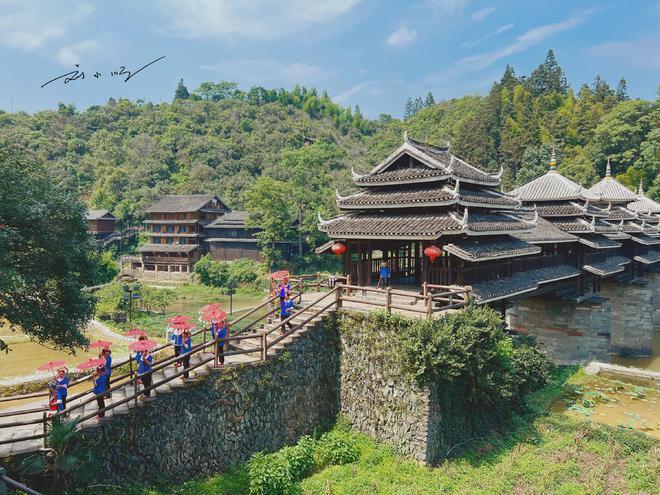 在广西湖南贵州三省交界处有一片侗寨如今已是4a级景区