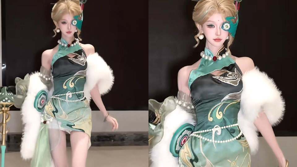 小玥玥cos杨玉环，身穿神女衣裙，玩家：可以媲美baby了_腾讯新闻
