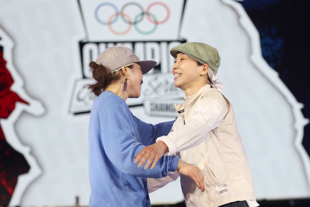 新华社记者 许雅楠 摄5月19日,日本选手津波古梨心在季军争夺赛中.