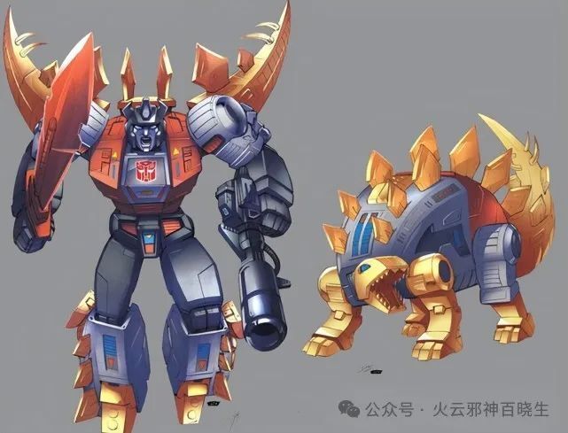 变形金刚中的恐龙军团,其实他们真的可以组合