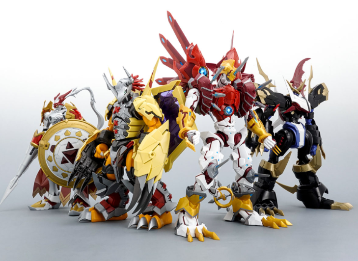 数码宝贝闪光暴龙兽拼装模型官博介绍这驯兽师的玩具做得真帅