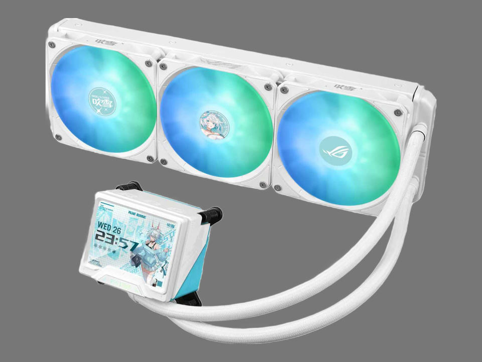 华硕ROG STRIX 吹雪360 LCD 方屏版水冷上市，1529 元