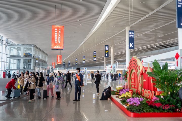 85万人次青岛胶东国际机场单日旅客量创历年春运新高