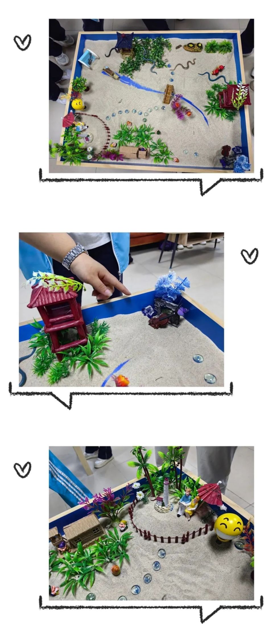 本次团体沙盘体验活动以沙映心,让大家在自由,放松而开放的氛围中释放