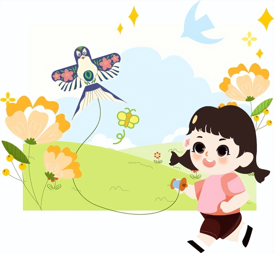 春风吹纸鸢飞周末一起来放风筝吧