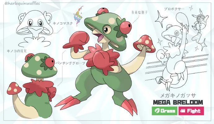 【图集】宝可梦mega进化新设计