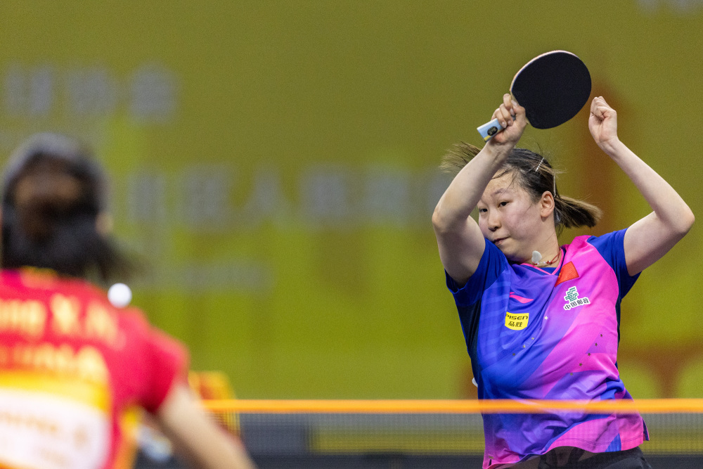 亚洲青少年乒乓球锦标赛:纵歌曼获u19女单冠军