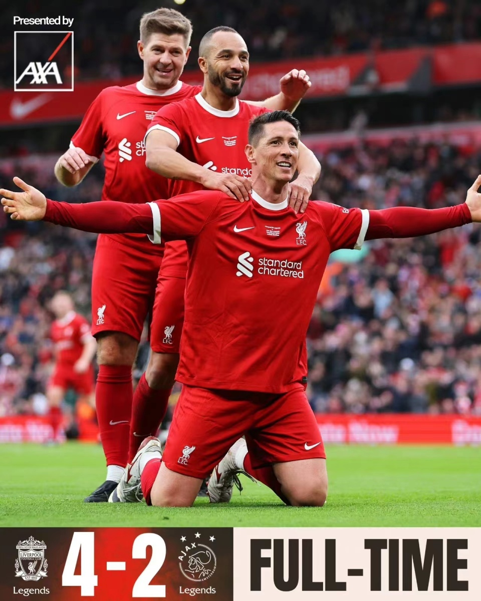 40岁托雷斯进球了更衣室和杰拉德合影球迷的青春都去哪了