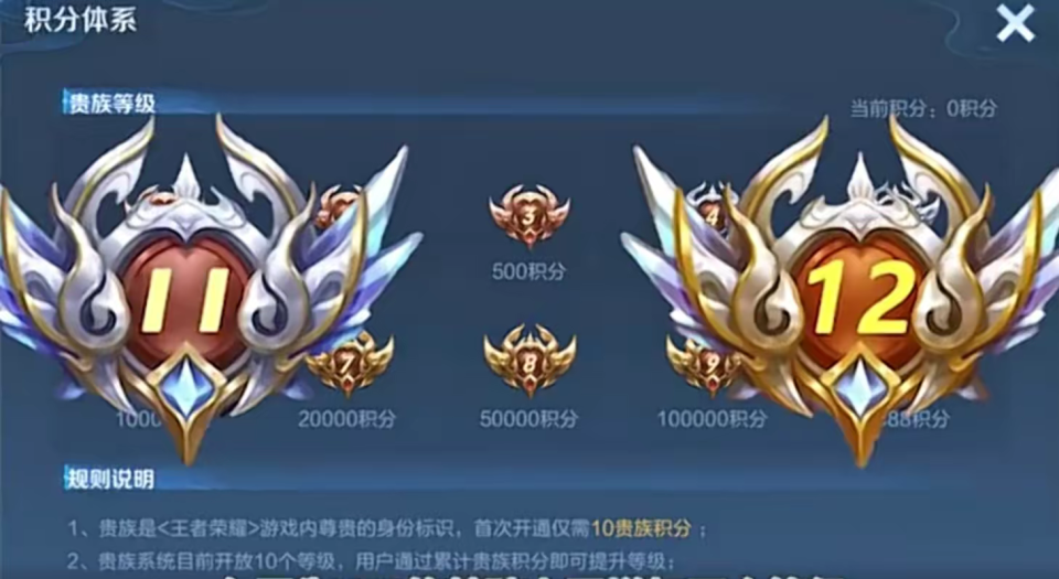 在之前王者荣耀新增加了两个贵族等级,一个无双贵族一个荣耀贵族,其实