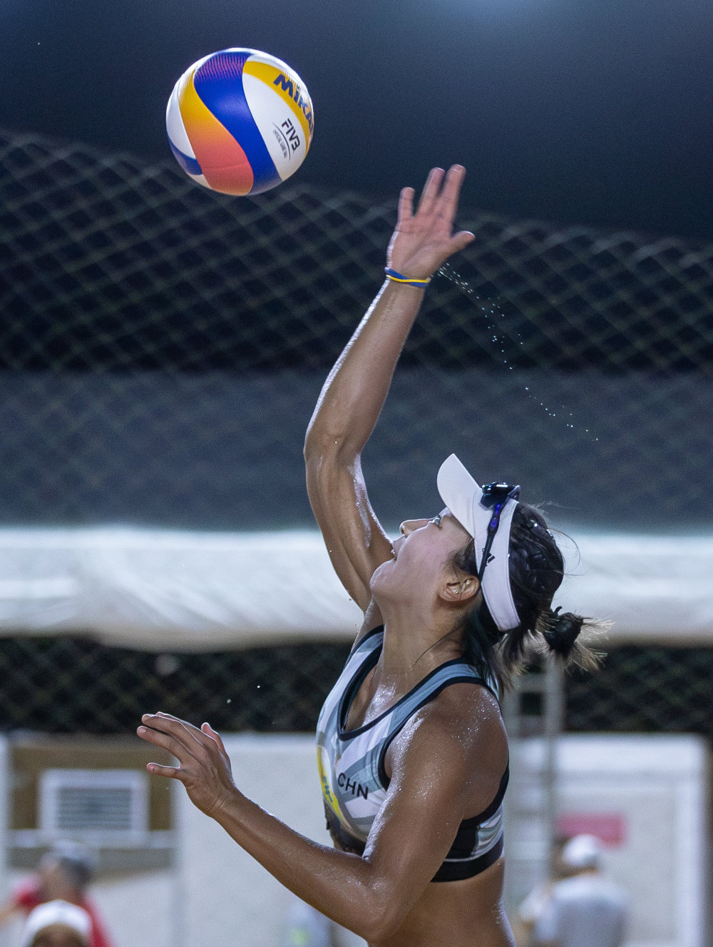 沙滩排球——世界巡回赛若昂佩索阿站:薛晨/夏欣怡晋级八强