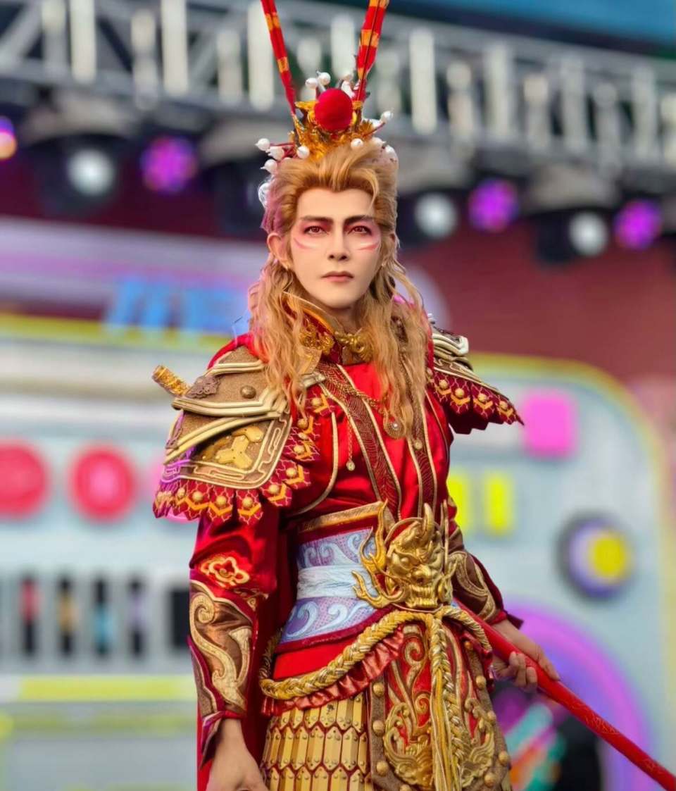 汪东城cos孙悟空,造型完美还原,颜值超高,完全看不出来40岁!