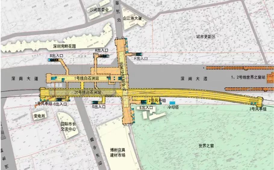 深圳地铁20号线站点图图片