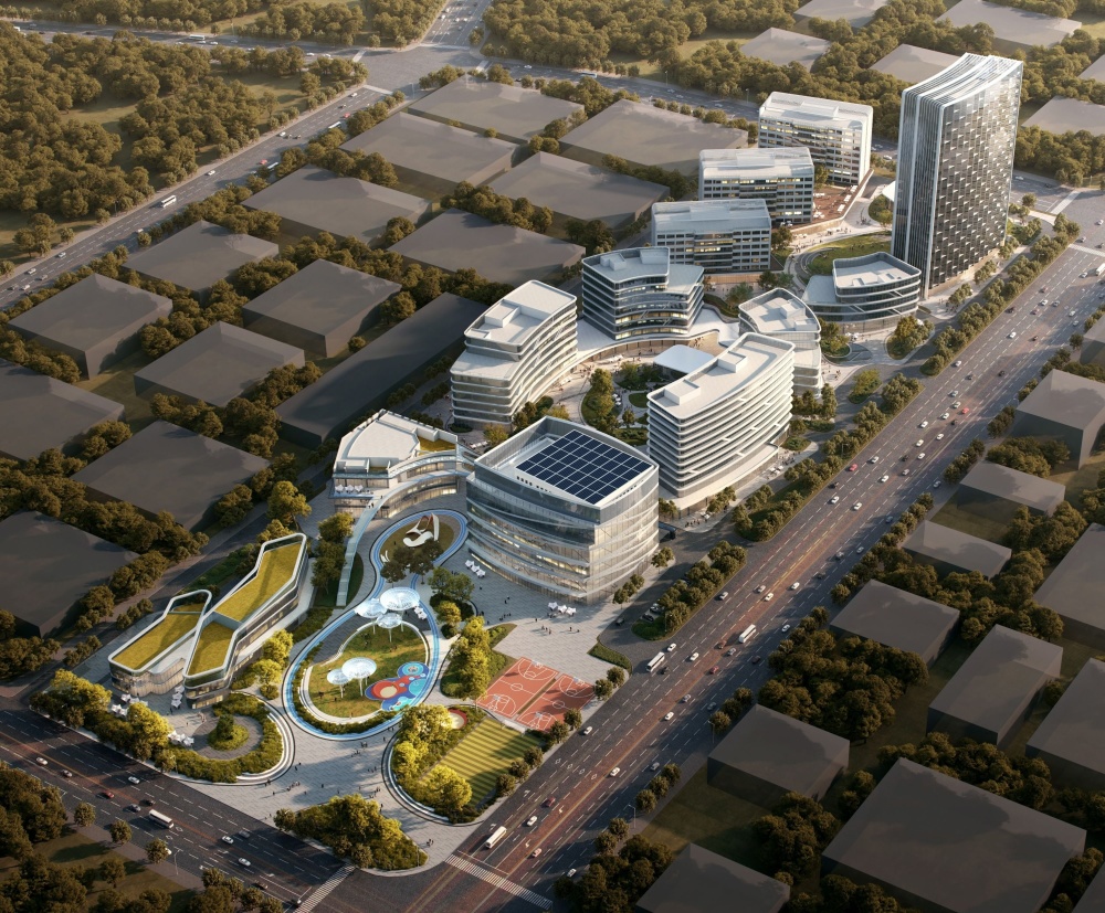 中德国际产业园加速推进产城融合游泳池酒店等配套设施加快建设