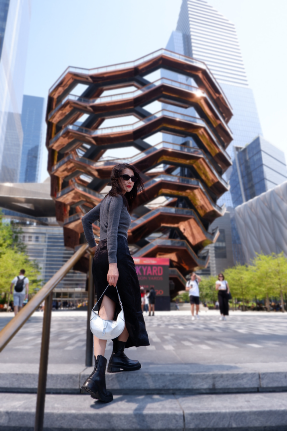 44岁高圆圆的无龄感穿搭,好适合上班族借鉴