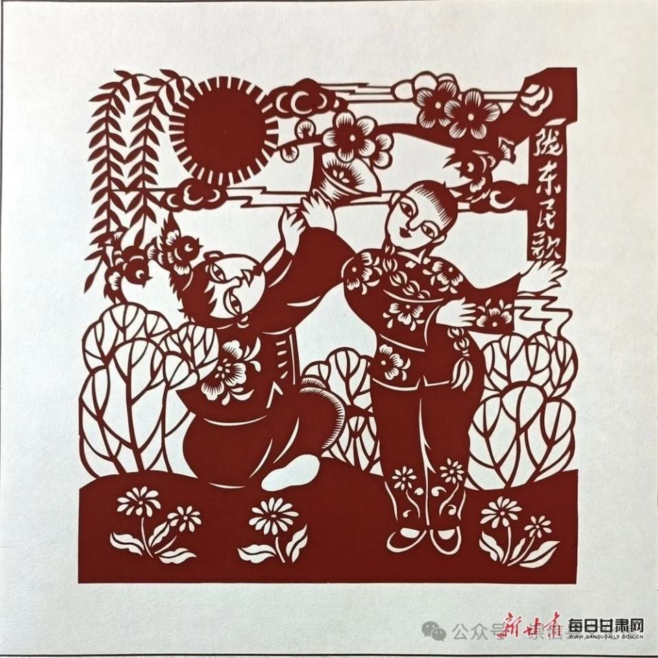 崇信剪纸艺人关月辉剪刀下的陇东民俗