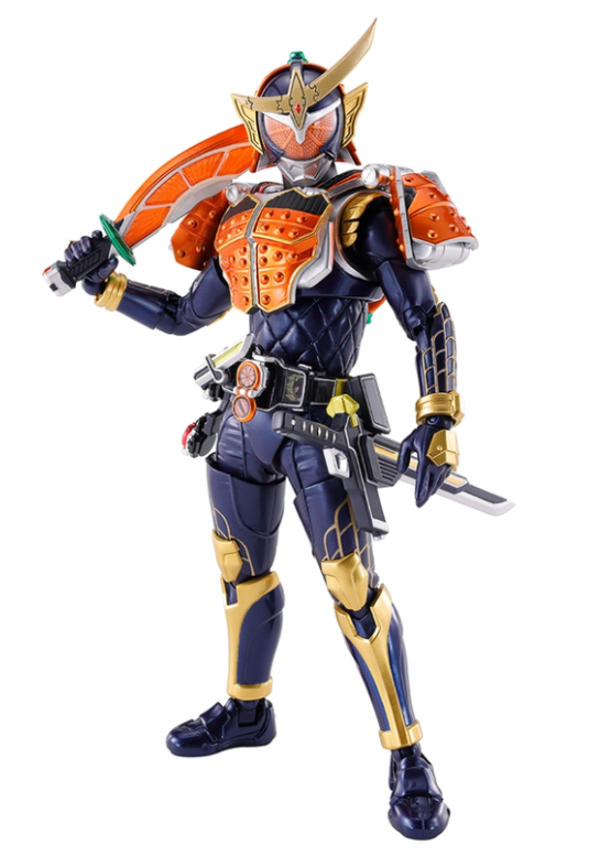 主人公葛叶纮汰凭借橙子锁定种子的力量变身的假面骑士铠甲.