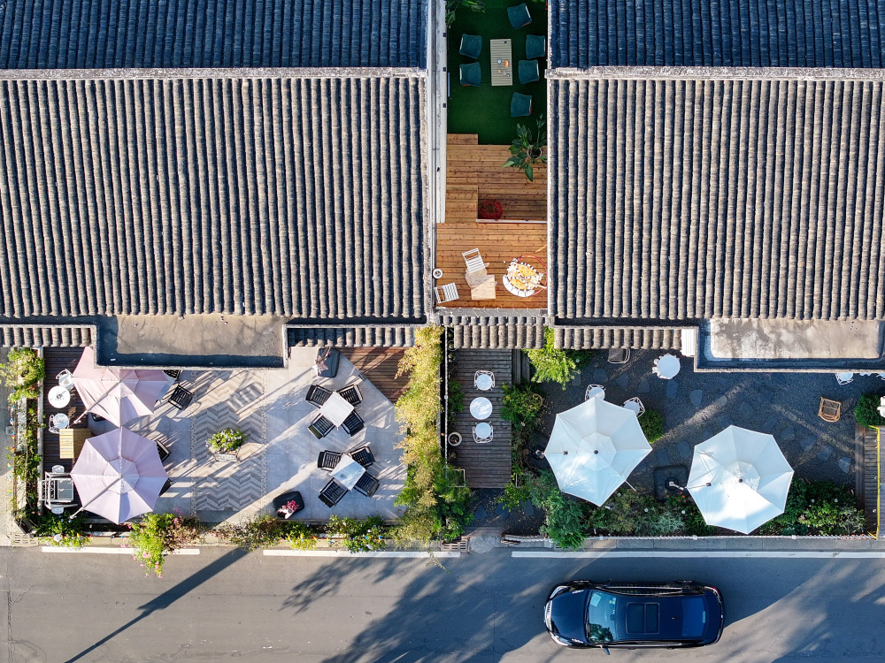 四季中国苏州树山村田园景色美民宿引客来