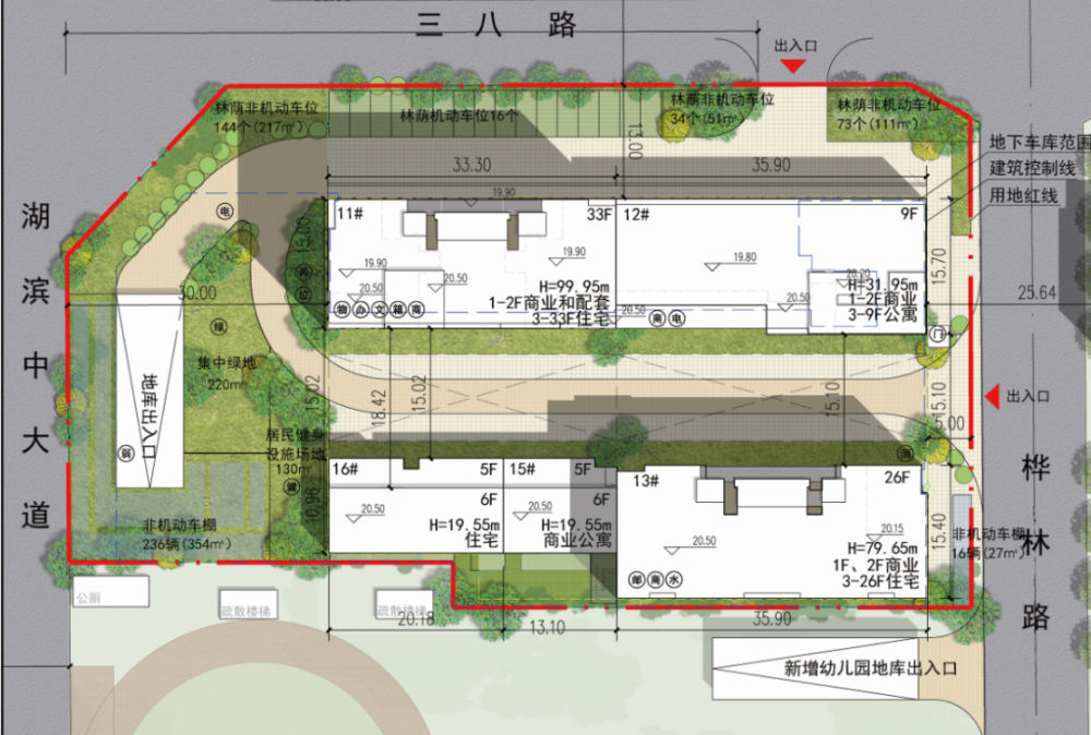 德州堤岭AB地块建设图图片