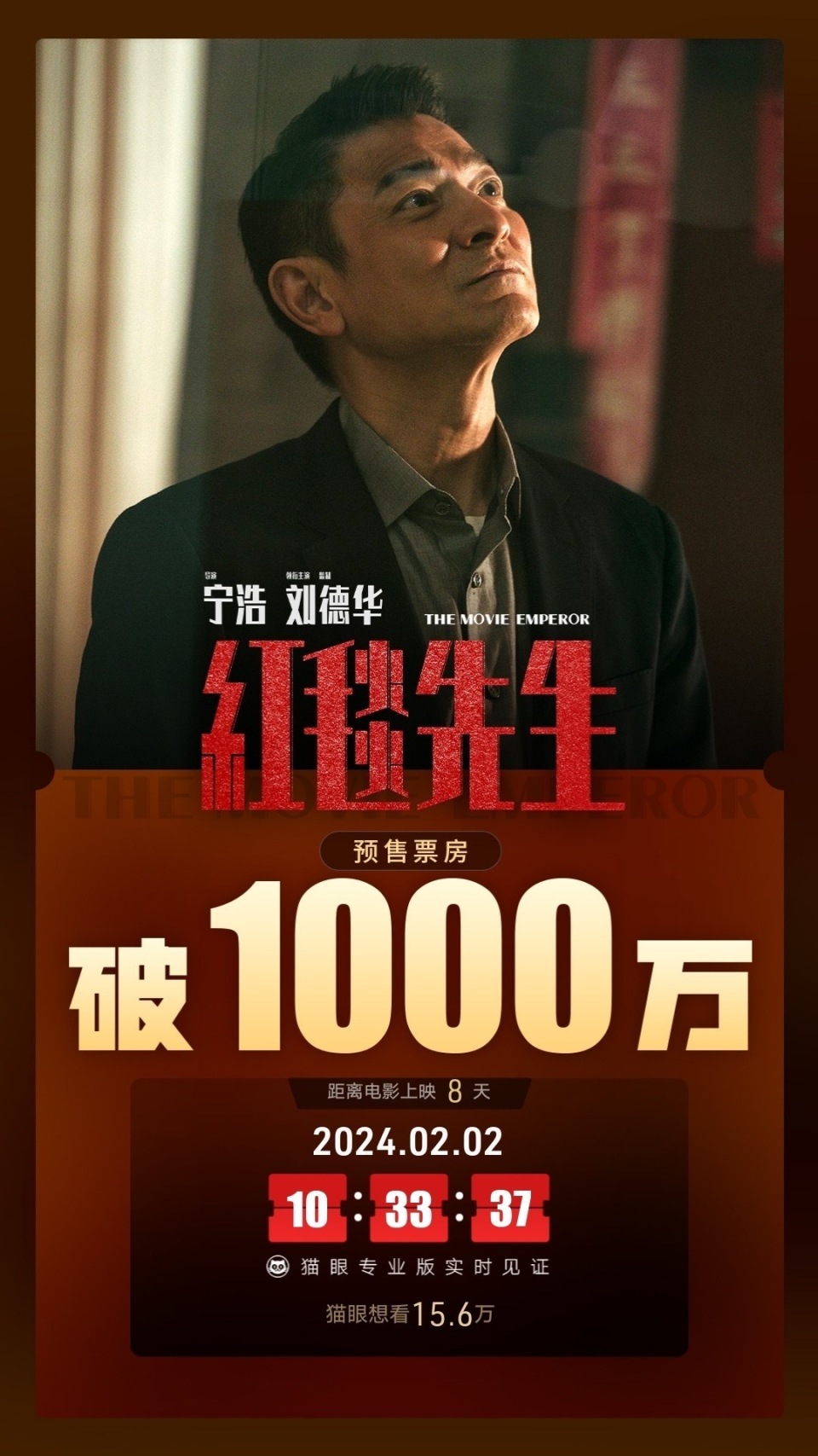 电影红毯先生预售总票房破1000万